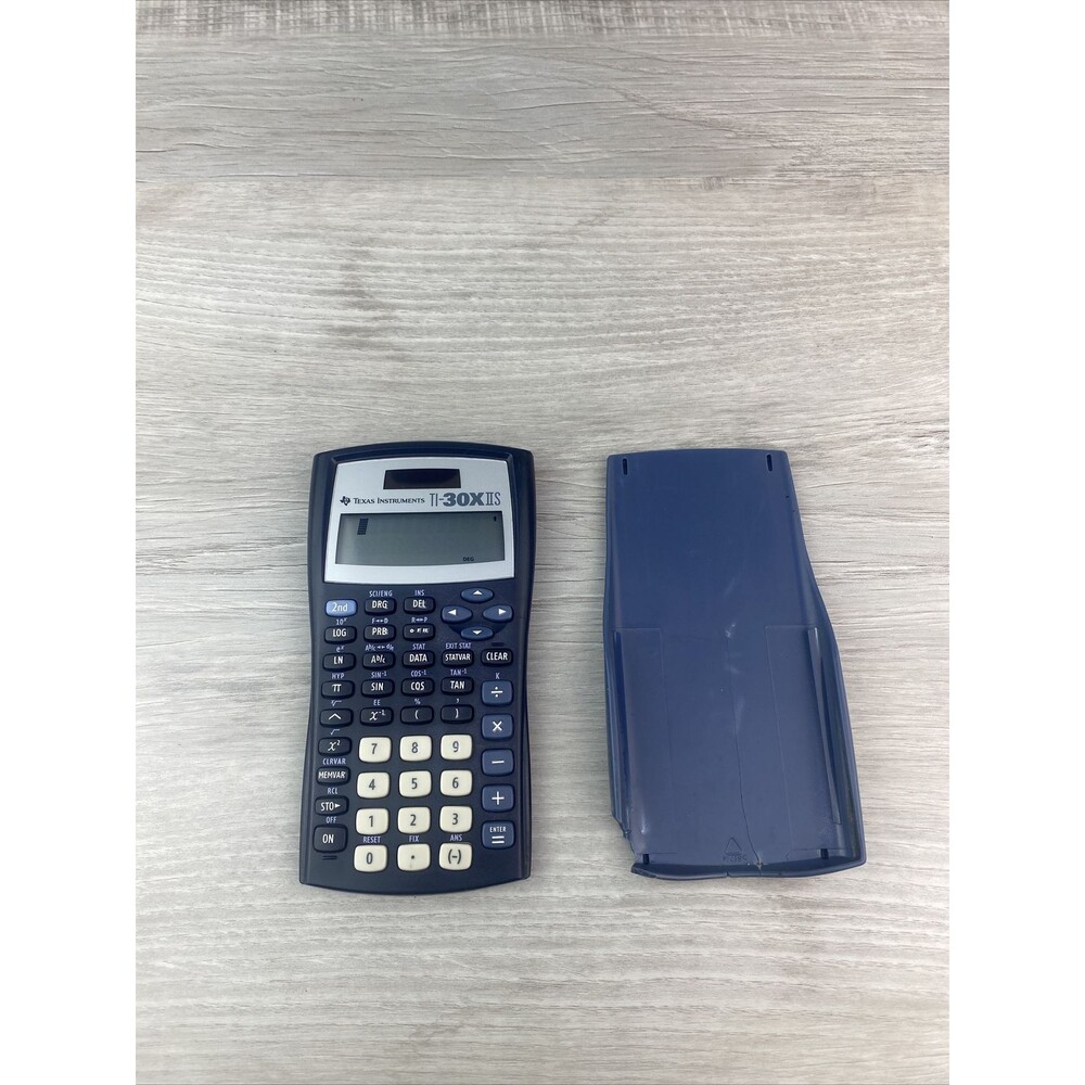 Texas Instruments TI-30X IIS Scientific Calculator Blue w/ Cover